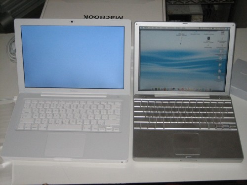 MacBook vs. PowerBook 12 MacBook vs. PowerBook 12